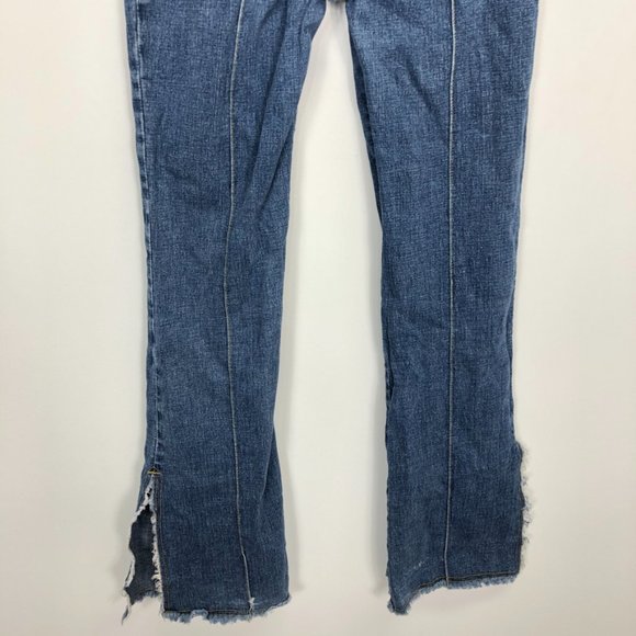 JNCO Vintage Corset Tie Up Flare Jeans Bell Bottom - Picture 8 of 13